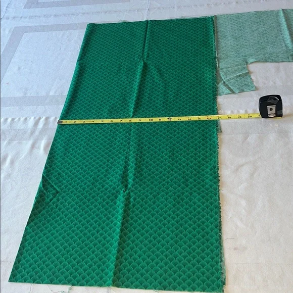 Mermaid Teal Pattern Fabric - Picture 3 of 4